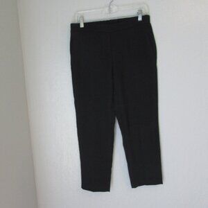 OLD NAVY Black 4P Pants Trousers Elasticized Waist Side Pockets